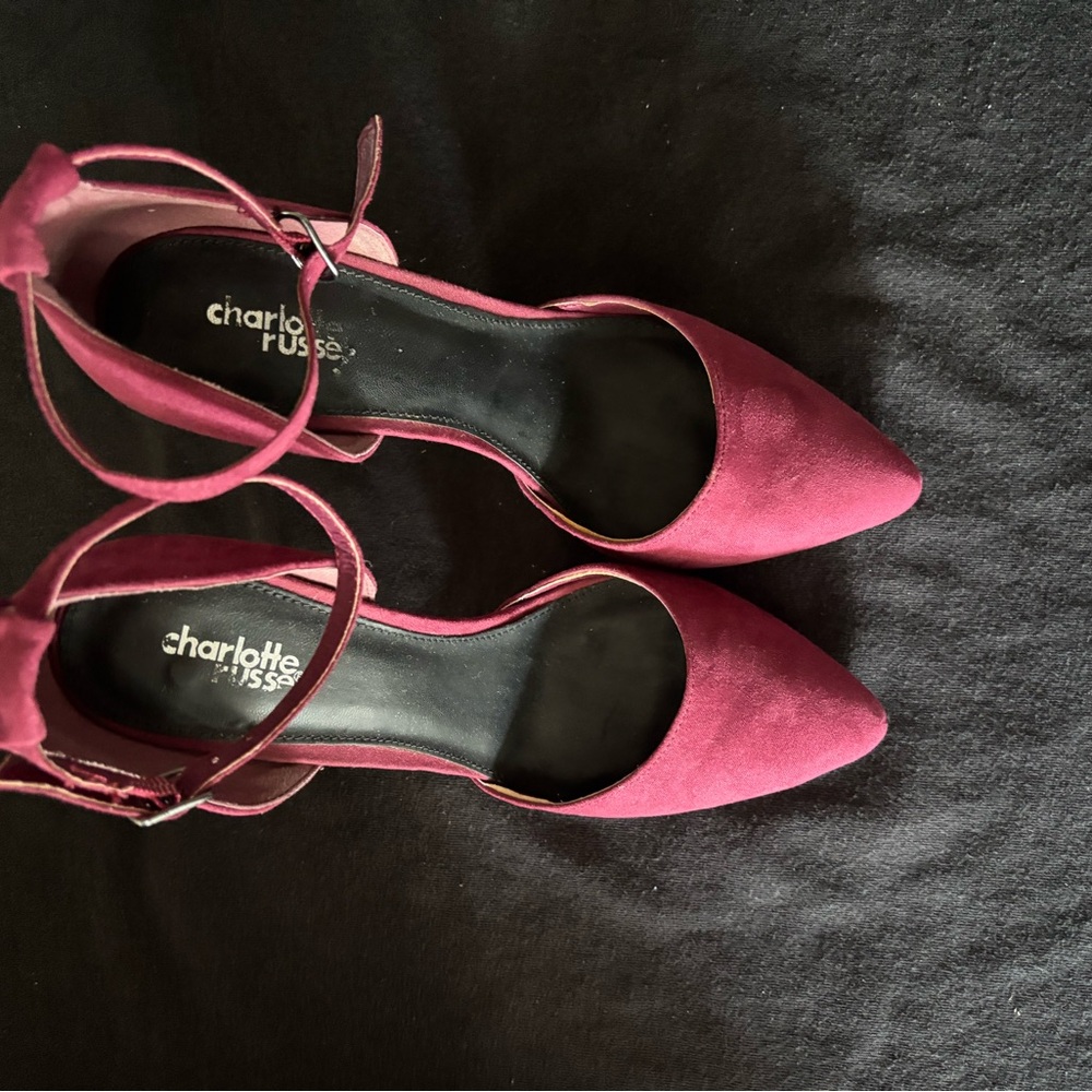 Charlotte Russe Cupid Plum Women's Heels